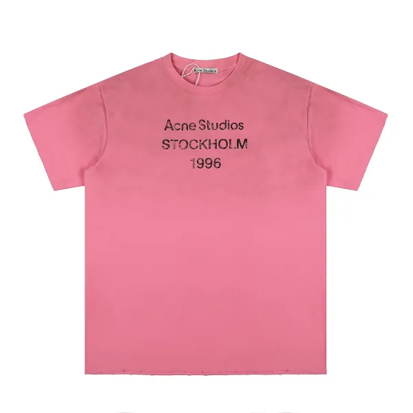 Acne Studios Stockholm 1996 Distressed Print T-Shirt - 10