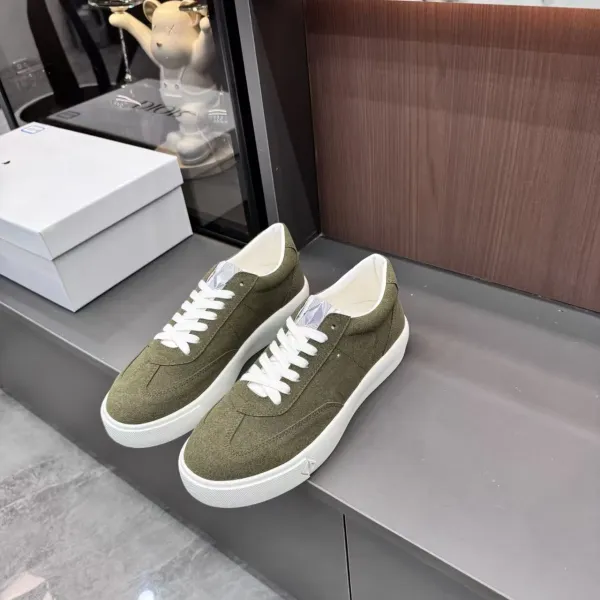 Saint Tears Low-Top Suede Sneakers Pink White - 5