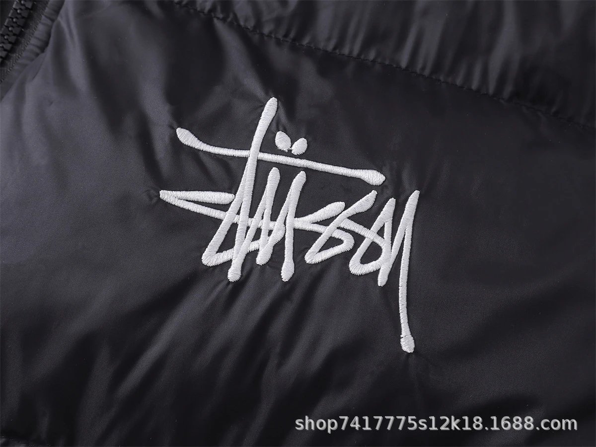 Stüssy Puffer Jacket Black Down-Jacket - 6