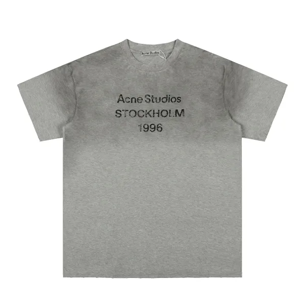 Acne Studios Stockholm 1996 Distressed Print T-Shirt - 6