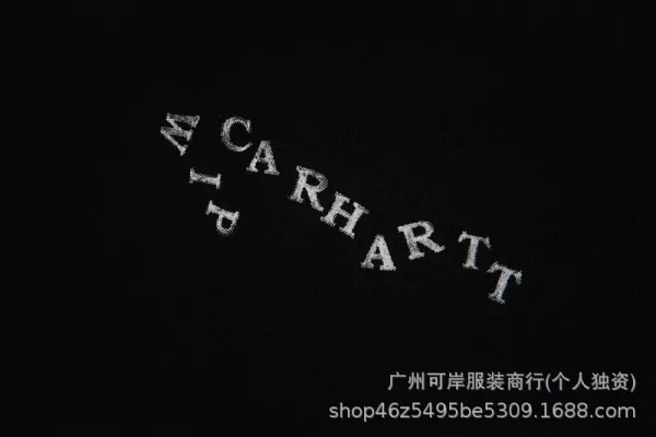 Carhartt Work In Progress Multi-Logo Graphic Black T-Shirt - 19