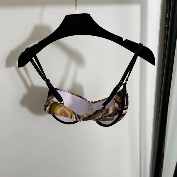 Philipp Plein x Pucci-Style Swirl Print Set: Bra, Thong, and Slip Dress - 6