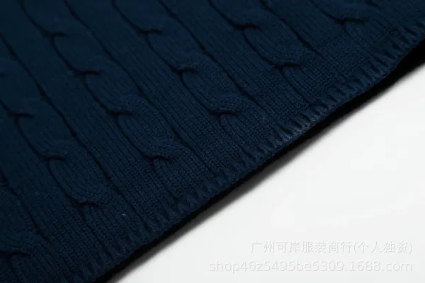 Polo Ralph Lauren Cable Knit Polo Vest Red - 11