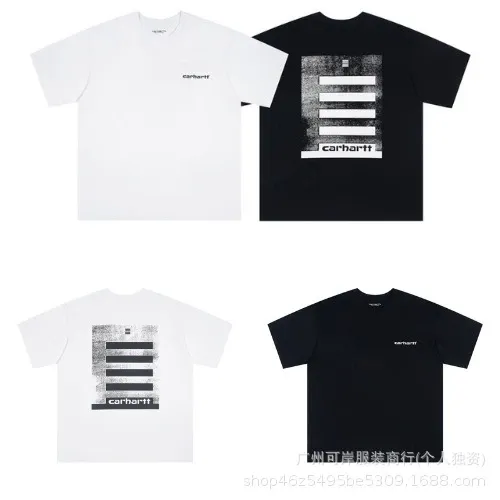 Carhartt Work In Progress Multi-Logo Graphic Black T-Shirt - 14