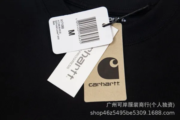 Carhartt Work In Progress Multi-Logo Graphic Black T-Shirt - 22