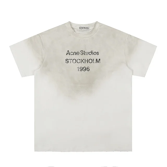 Acne Studios T-Shirts Stockholm 1996 Logo Print product detail image 3