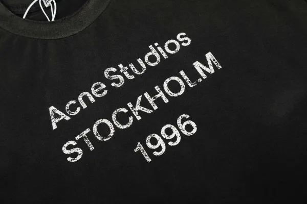 Acne Studios Stockholm 1996 Distressed Print T-Shirt - 12