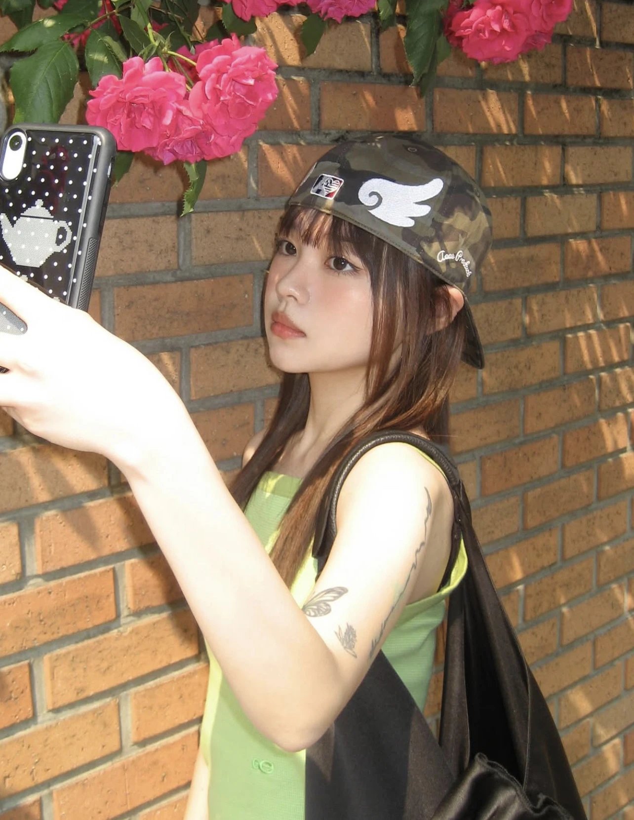 Saint Tears Angel Logo Camo Baseball Cap - 19