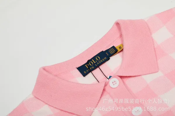 Polo Ralph Lauren Gingham Knit Polo Yellow - 17