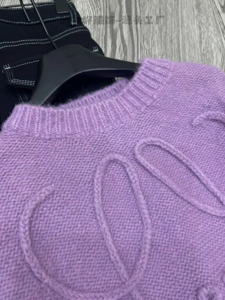 Loewe Anagram Knit Sweater Gray - 23