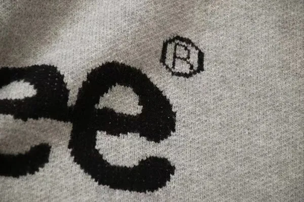 Lee Logo Knit Sweater Gray - 12