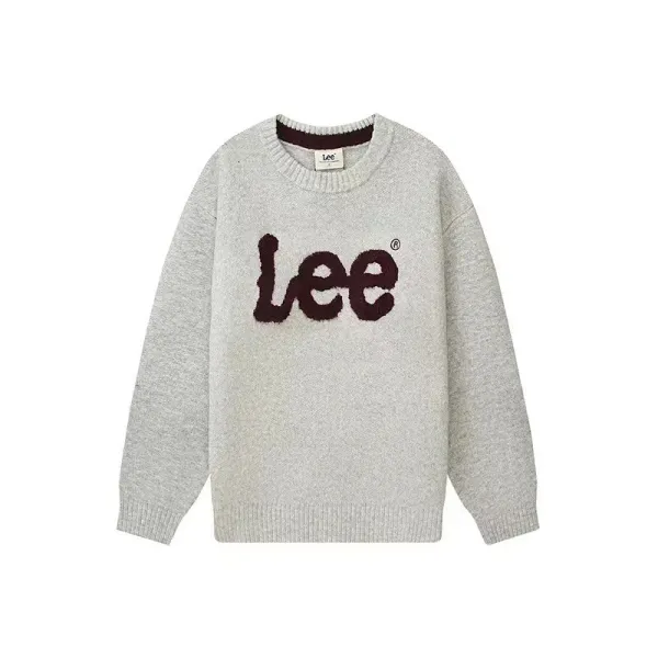 Lee Logo Knit Sweater Gray - 20
