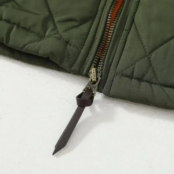 Ralph Lauren Quilted Diamond Stitch Jacket Brown Outerwear - 15