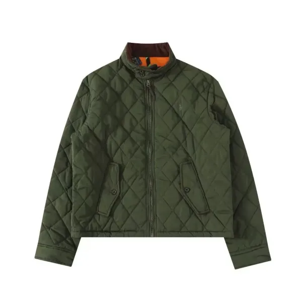 Ralph Lauren Quilted Diamond Stitch Jacket Brown Outerwear - 2