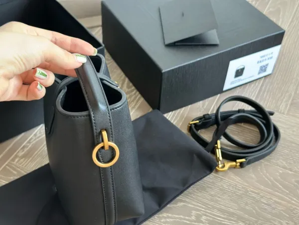 Saint Tears Mini Bucket Bag Black Handbag - 4
