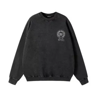 Gallery Dept. Cross Print Washed Black Hoodie - 18