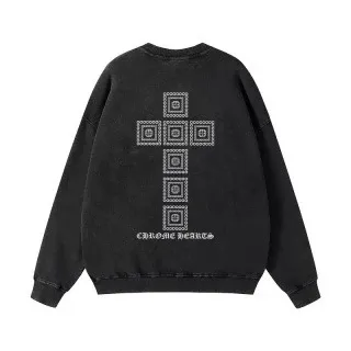 Gallery Dept. Cross Print Washed Black Hoodie - 31