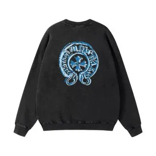 Gallery Dept. Cross Print Washed Black Hoodie - 34