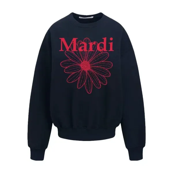 Maison Margiela Mardi Daisy Print White Hoodie - 13