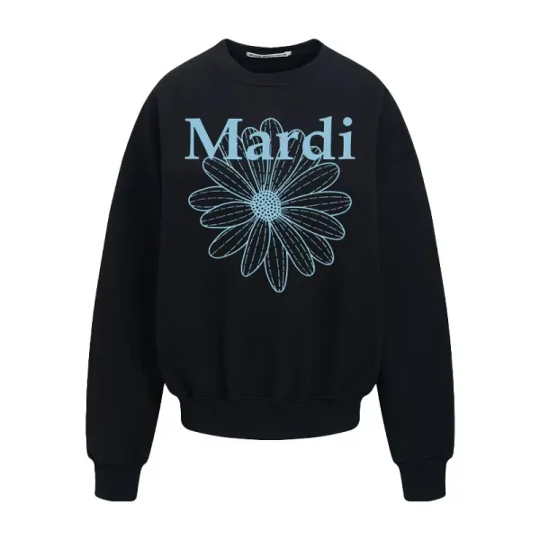 Maison Margiela Mardi Daisy Print White Hoodie - 21