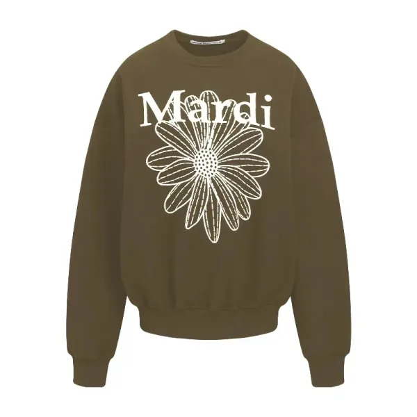 Maison Margiela Mardi Daisy Print White Hoodie - 29