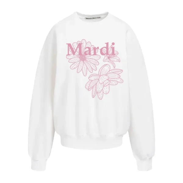 Mardi Floral Graphic Black Hoodie - 7