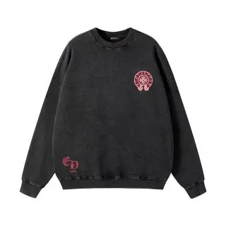 Gallery Dept. Cross Print Washed Black Hoodie - 12
