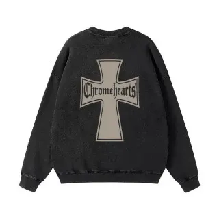 Gallery Dept. Cross Print Washed Black Hoodie - 37