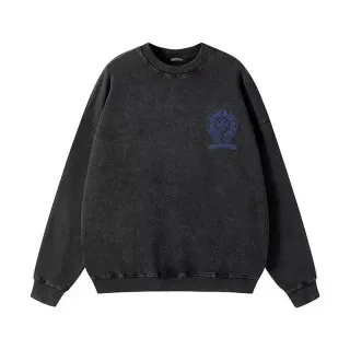 Gallery Dept. Cross Print Washed Black Hoodie - 38
