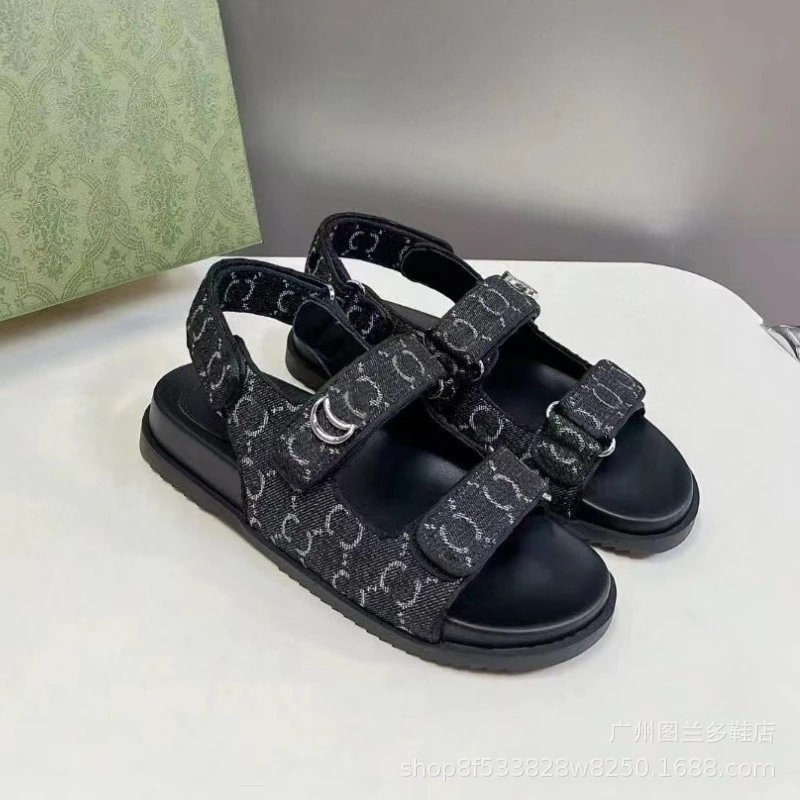 Unbranded Sandals Double hook-and-loop strap slingback image 3