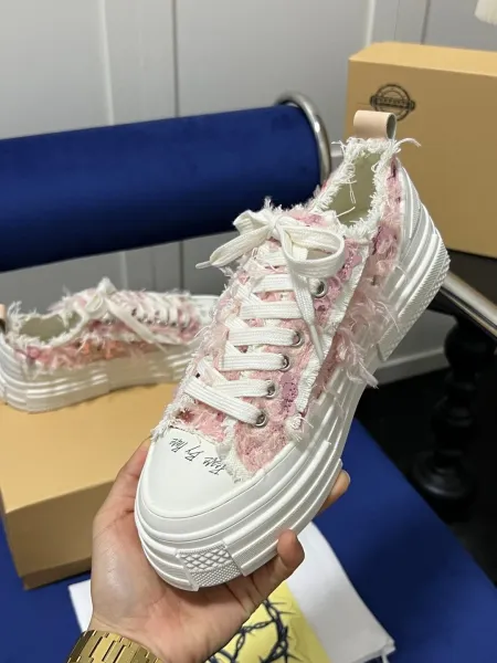 Saint Tears x Imposter London Deconstructed Pink Floral Sneakers - 2