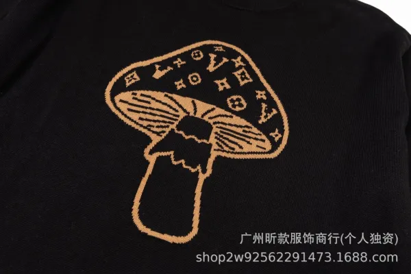 Louis Vuitton Mushroom Monogram T-Shirt Black - 6