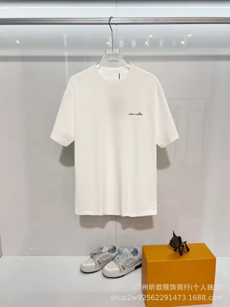 Versace V-Lovers Cat Embroidery White T-Shirt - 18