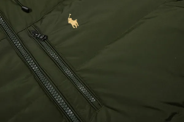 Polo Ralph Lauren Puffer Hooded Jacket Army Green Down-Jacket - 31