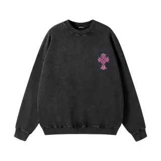 Gallery Dept. Cross Print Washed Black Hoodie - 26