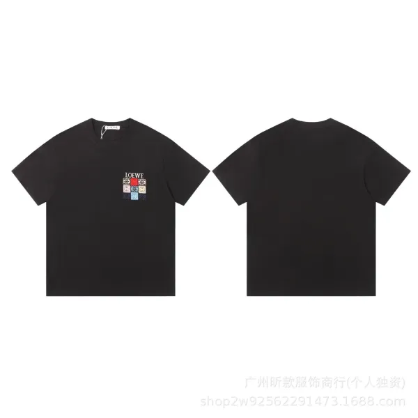 Loewe Puzzle Logo Patch Black T-Shirt - 18
