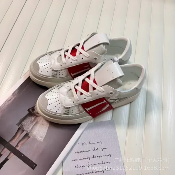Dior B23 Low-Top Perforated White Gray Sneakers - 20