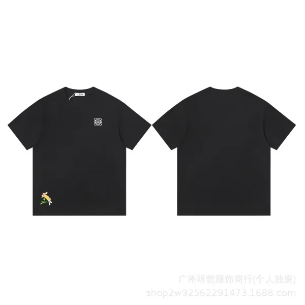 Loewe Puzzle Logo Patch Black T-Shirt - 14