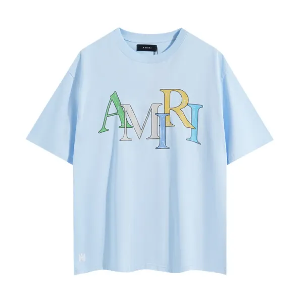 Amiri Oversized Logo Print Black T-Shirt - 6