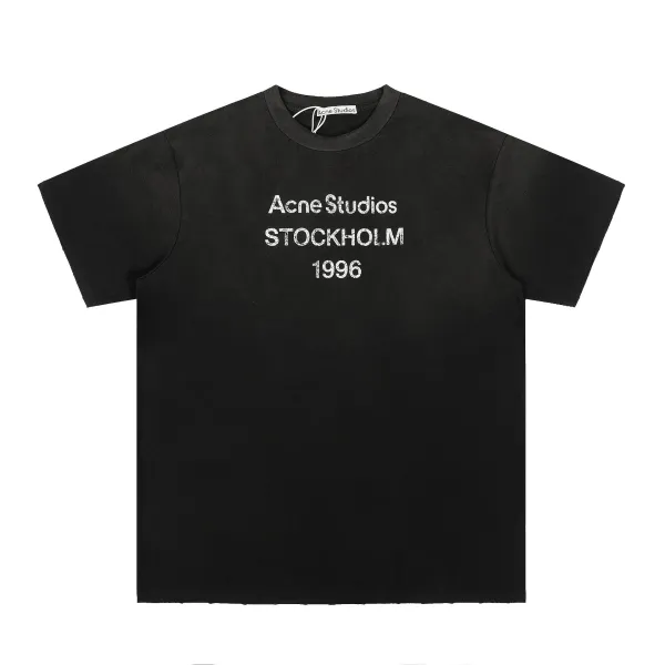 Acne Studios Stockholm 1996 Distressed Print T-Shirt - 3