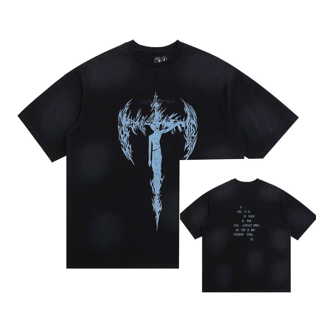 Unbranded T-Shirts Loose-fit graphic print — TC2609 Black