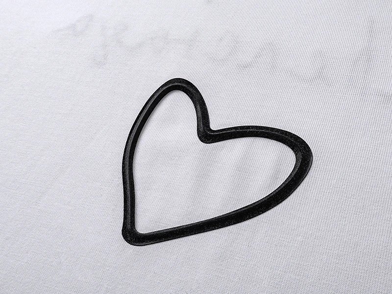 Saint Tears Heart Outline Pink T-Shirt - 10