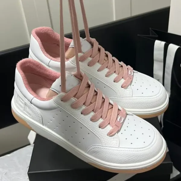 Saint Tears Perforated Leather Sneakers White - 16