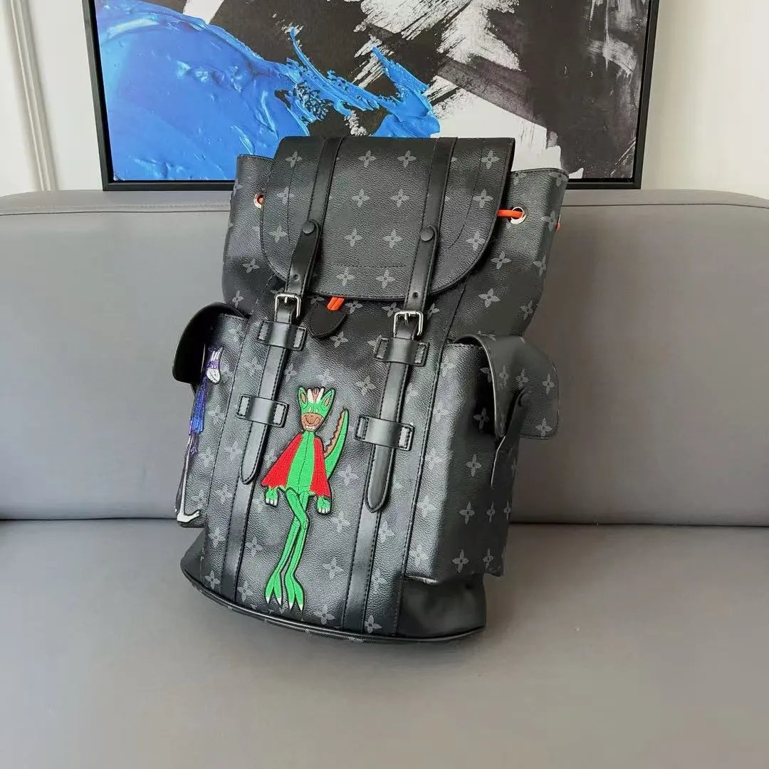 Louis Vuitton x Takashi Murakami Monogram Multicolor Dinosaur Backpack - 16