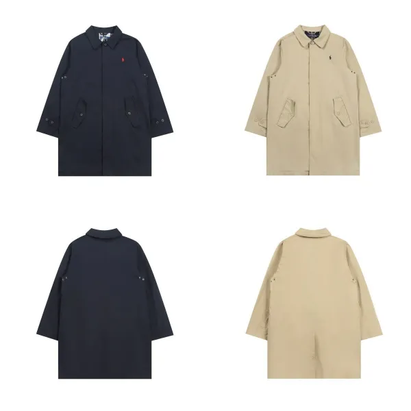 Polo Ralph Lauren Classic Trench Coat Navy Outerwear - 2