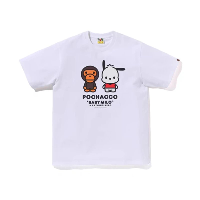 A Bathing Ape x Sanrio Pochacco x Baby Milo White T-Shirt - 1