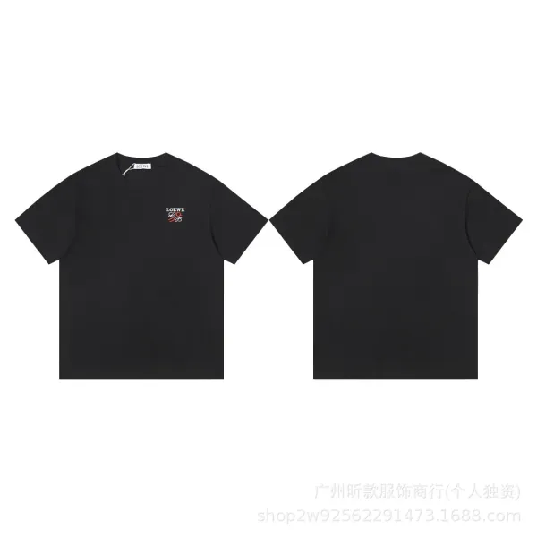 Loewe Puzzle Logo Patch Black T-Shirt - 12