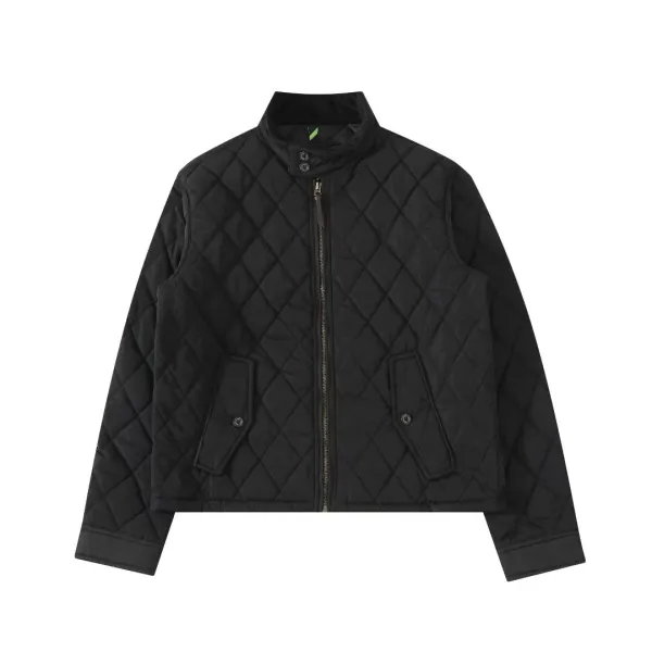 Ralph Lauren Quilted Diamond Stitch Jacket Brown Outerwear - 6