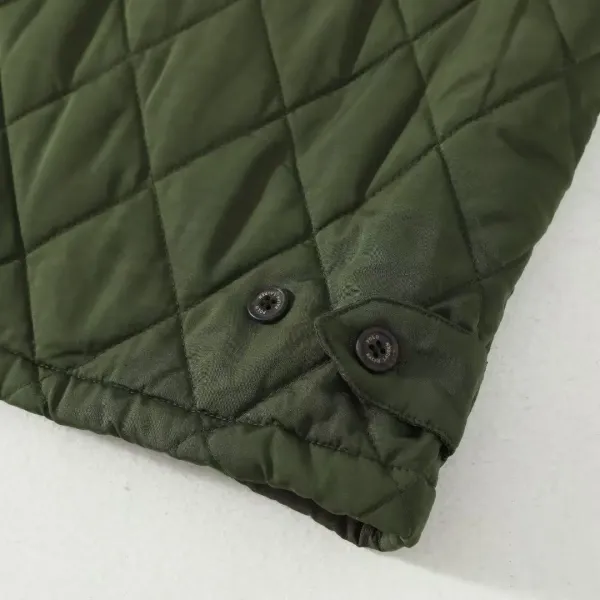Ralph Lauren Quilted Diamond Stitch Jacket Brown Outerwear - 14
