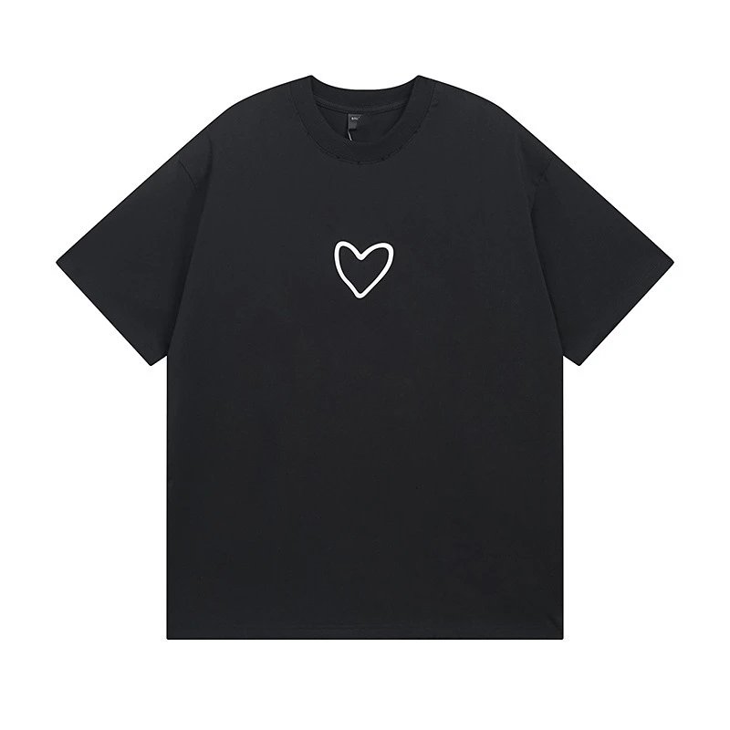 Saint Tears Heart Outline Pink T-Shirt - 5